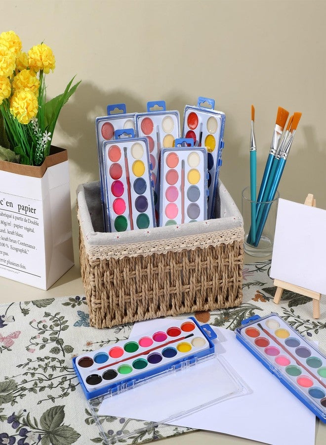 AojSup 15 Pcs Watercolor Paint Set Bulk, 16 Colors Watercolor Paint Set with Paint Brushes for Adults, Washable Paint - Image 5
